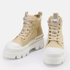 Online BUFFALO Raven Hi Bottines Veganes Beige
