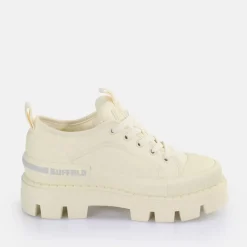 Fashion BUFFALO Raven Lo Baskets Basses Vegan Creme