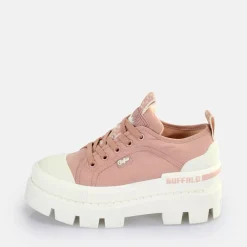 Clearance BUFFALO Raven Lo Baskets Basses Vegan Mauve Violet