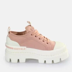 Clearance BUFFALO Raven Lo Baskets Basses Vegan Mauve Violet