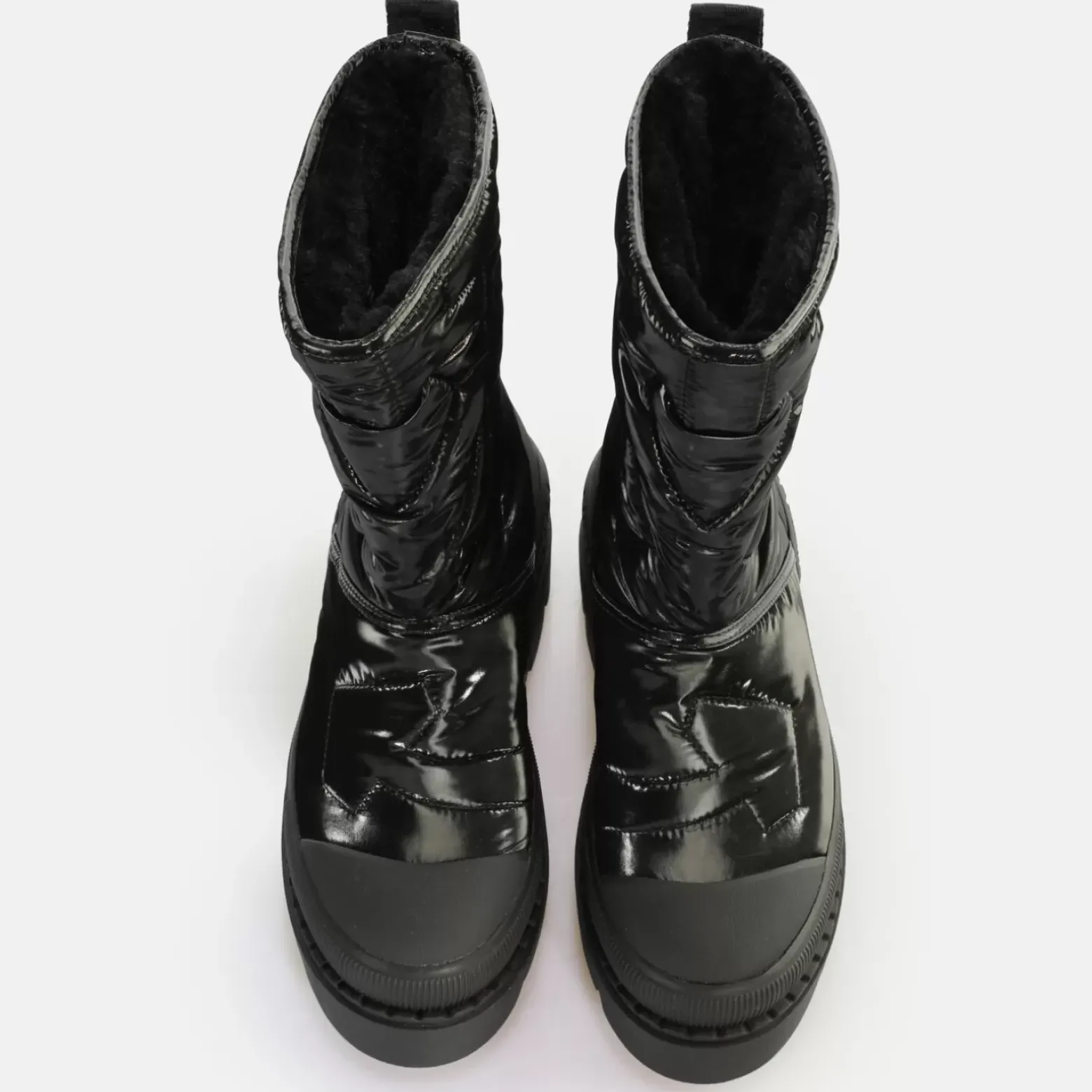 Discount BUFFALO Raven Snow Boot Bottines Vegan Noir