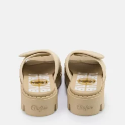 New BUFFALO Raven Tec-Sld Men Sandales Veganes Beige