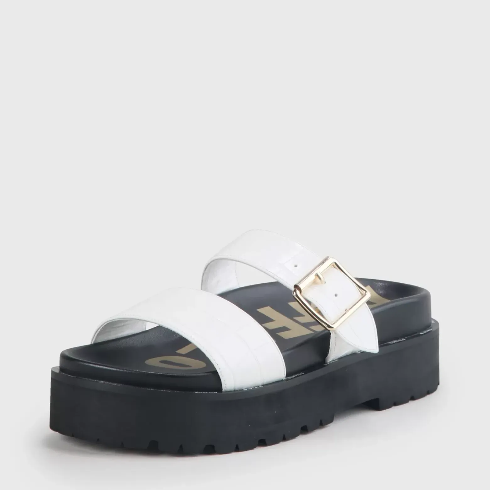 Hot BUFFALO Raya Sandales Veganes Blanc