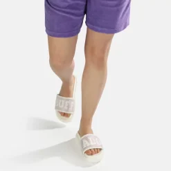 Shop BUFFALO Rey Mules Veganes Blanc-Mauve Violet