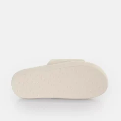 Online BUFFALO Rey Quilt 2 Claquettes De Piscine A Plateforme Veganes Creme