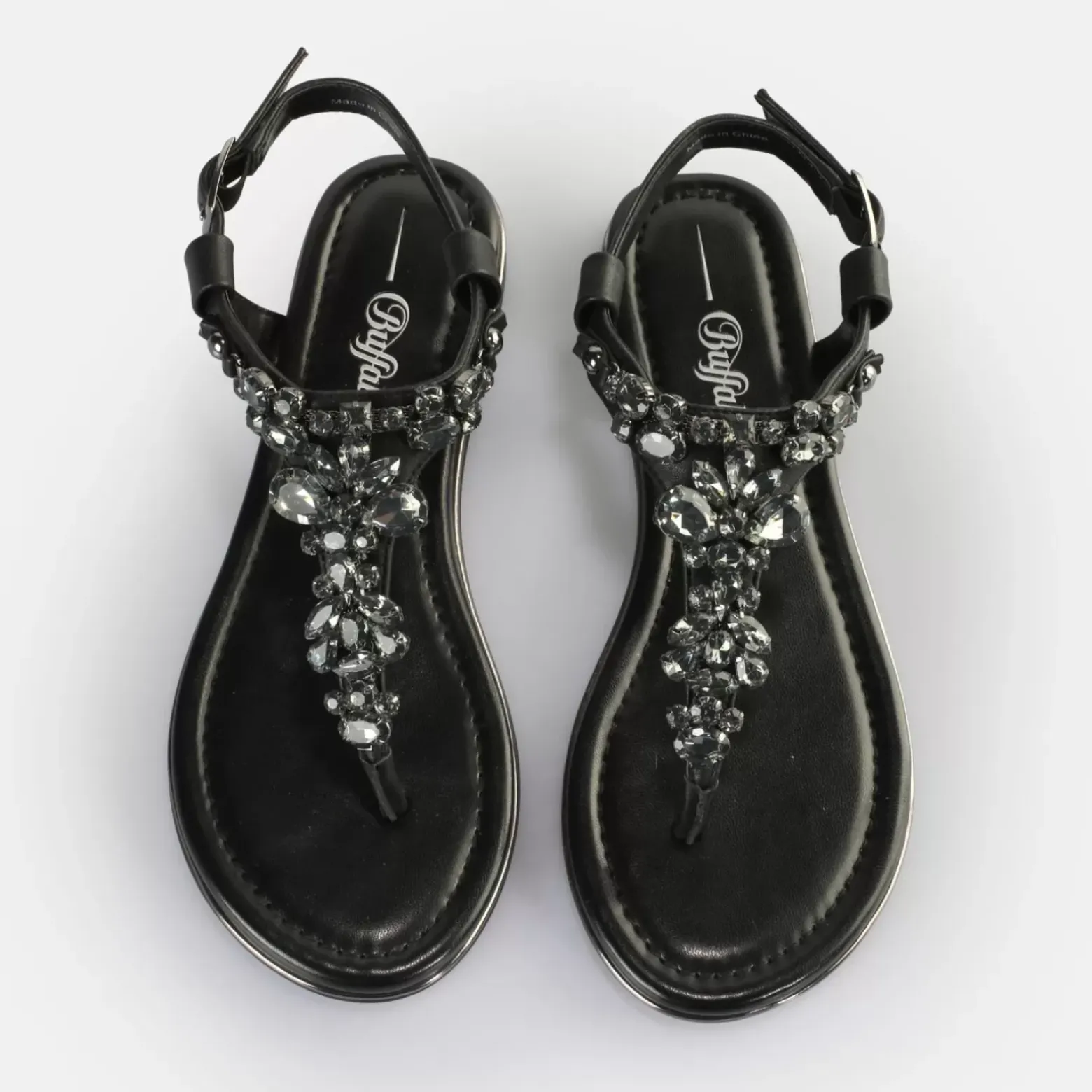 Flash Sale BUFFALO Rhonda Sandales Veganes Noir