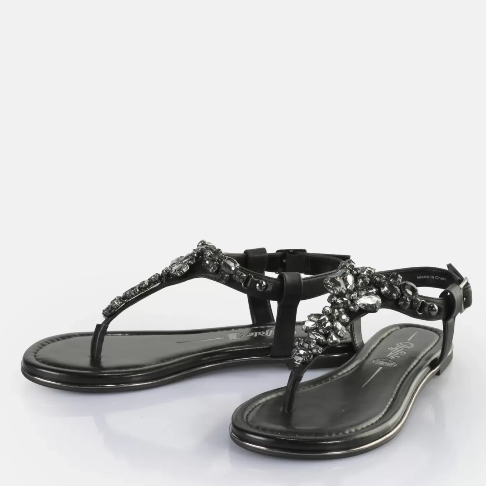 Flash Sale BUFFALO Rhonda Sandales Veganes Noir