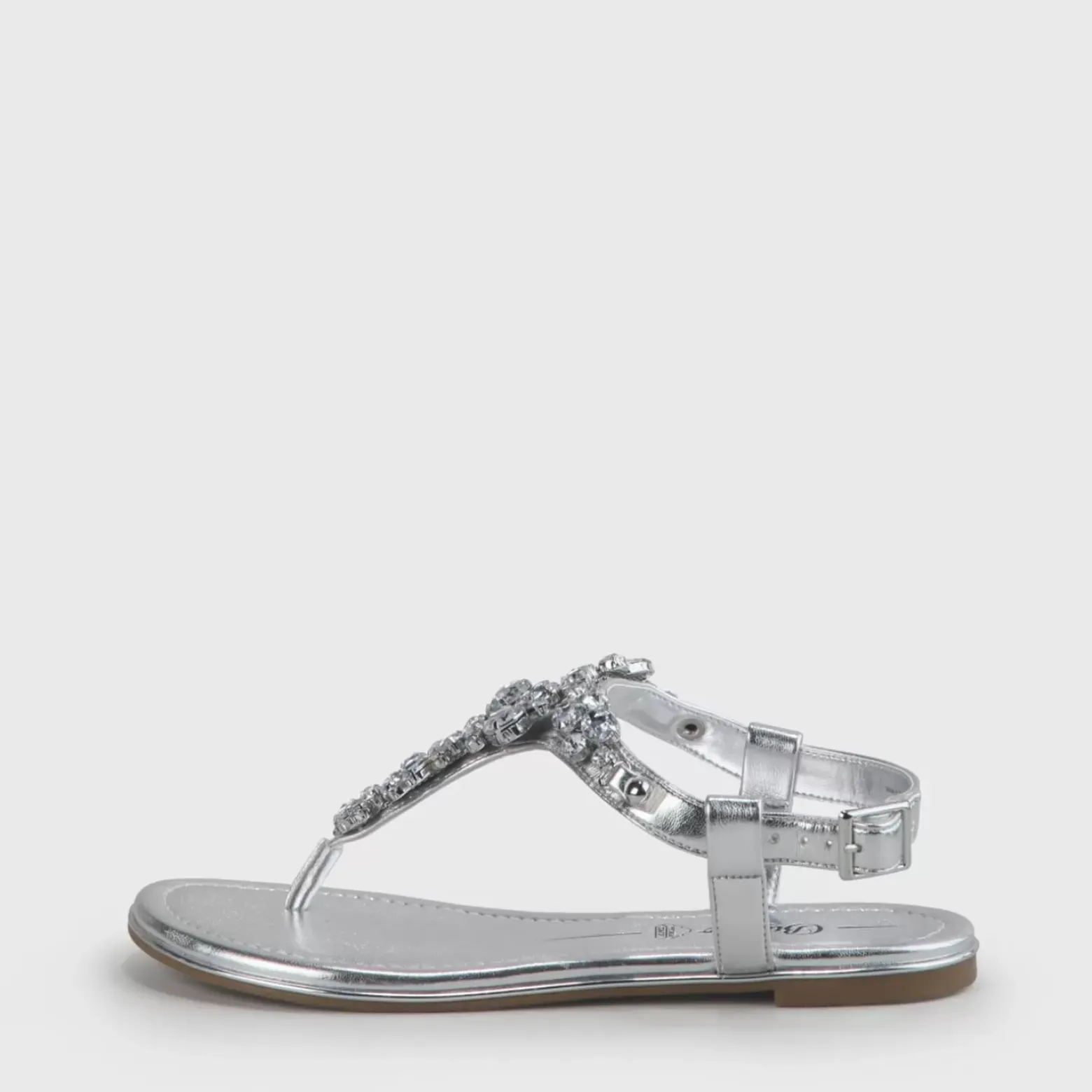 Clearance BUFFALO Rhonda Sandales Veganese Argent