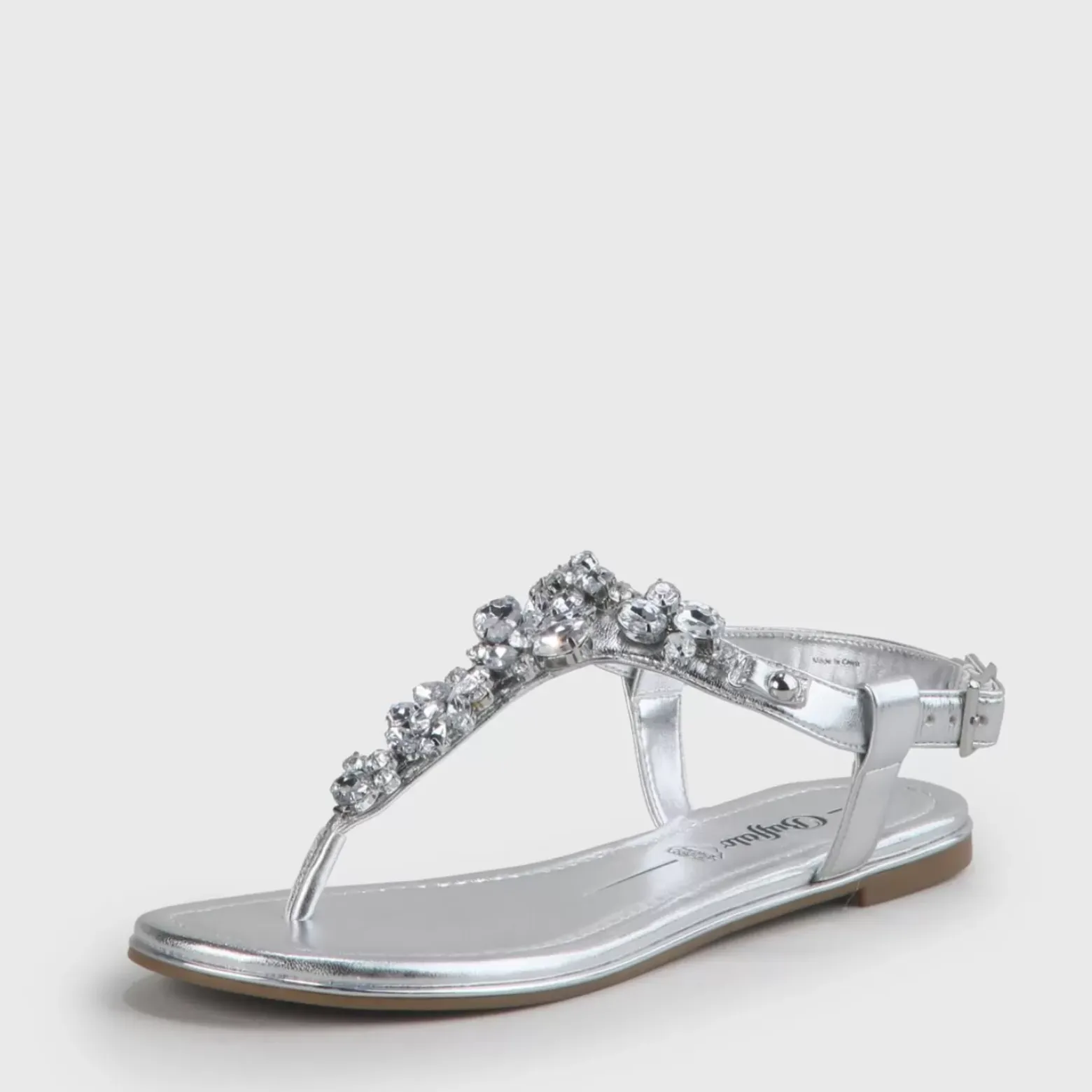 Clearance BUFFALO Rhonda Sandales Veganese Argent