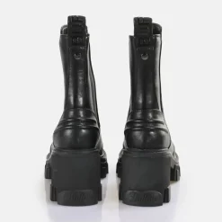 Hot BUFFALO Riot Chelsea Bottines Vegan Noir