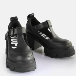 Clearance BUFFALO Riot Jane Chaussures Basses Veganes Noir