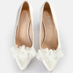 New BUFFALO Robyn Rose Sandales A Talon Ivoire Blanc