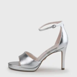 Outlet BUFFALO Ronja Heeled Sandal Silver Argent