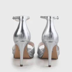 Outlet BUFFALO Ronja Heeled Sandal Silver Argent