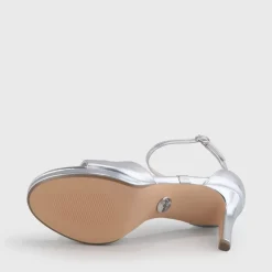 Outlet BUFFALO Ronja Heeled Sandal Silver Argent