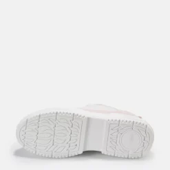 Sale BUFFALO Rse Fox Lo Baskets Veganes Blanc Rose Vif