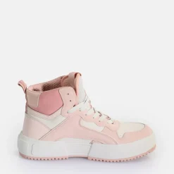 Flash Sale BUFFALO Rse Mid Baskets Hautes Vegan Rose/ Blanc
