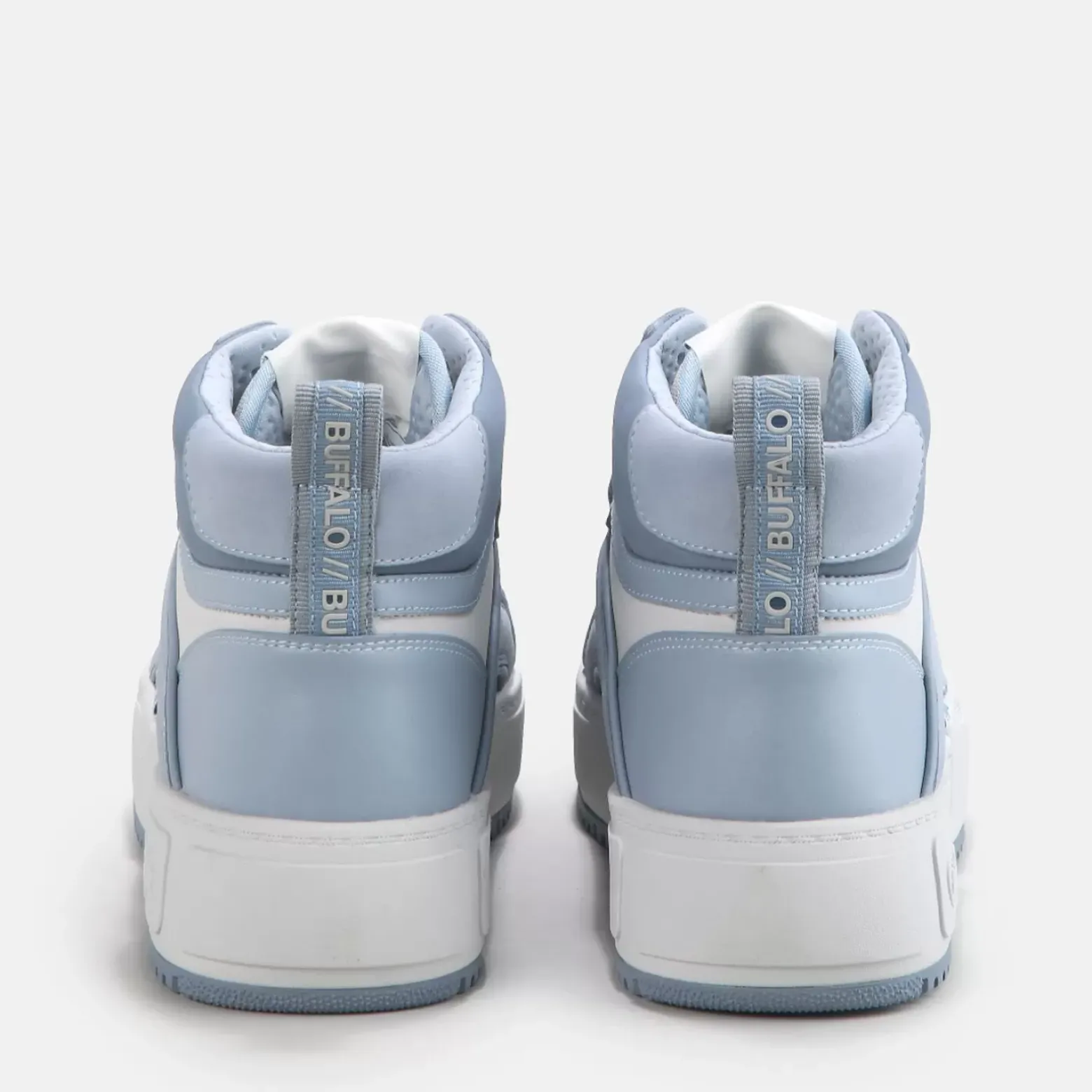 Cheap BUFFALO Rse Mid Baskets Hautes Veganes Bleu