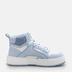 Cheap BUFFALO Rse Mid Baskets Hautes Veganes Bleu