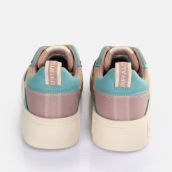 Best BUFFALO Rse V2 Baskets Basses Vegan Petrole/Multicolore Bleu Petrole