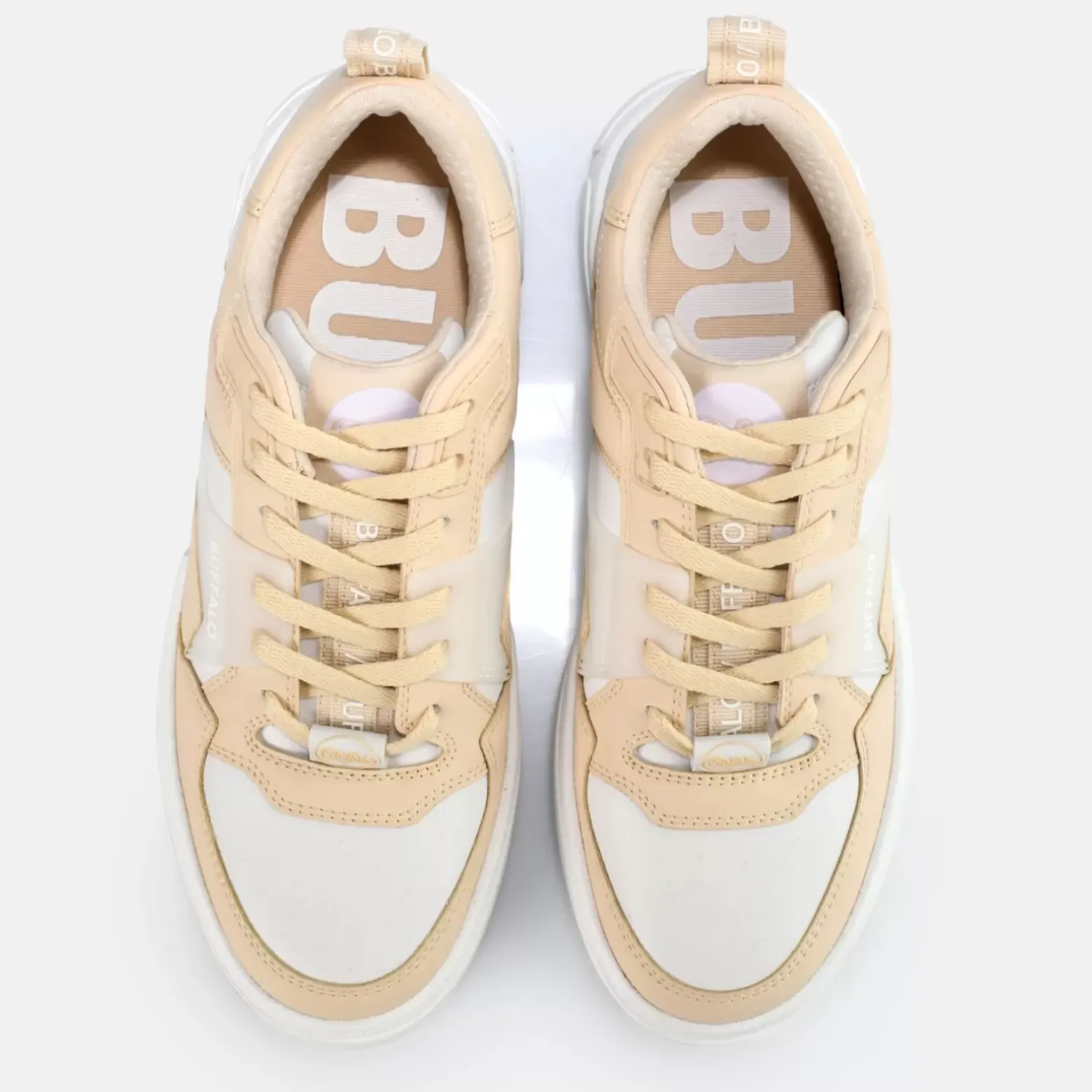 Clearance BUFFALO Rse V2 Baskets Basses Vegan Beige