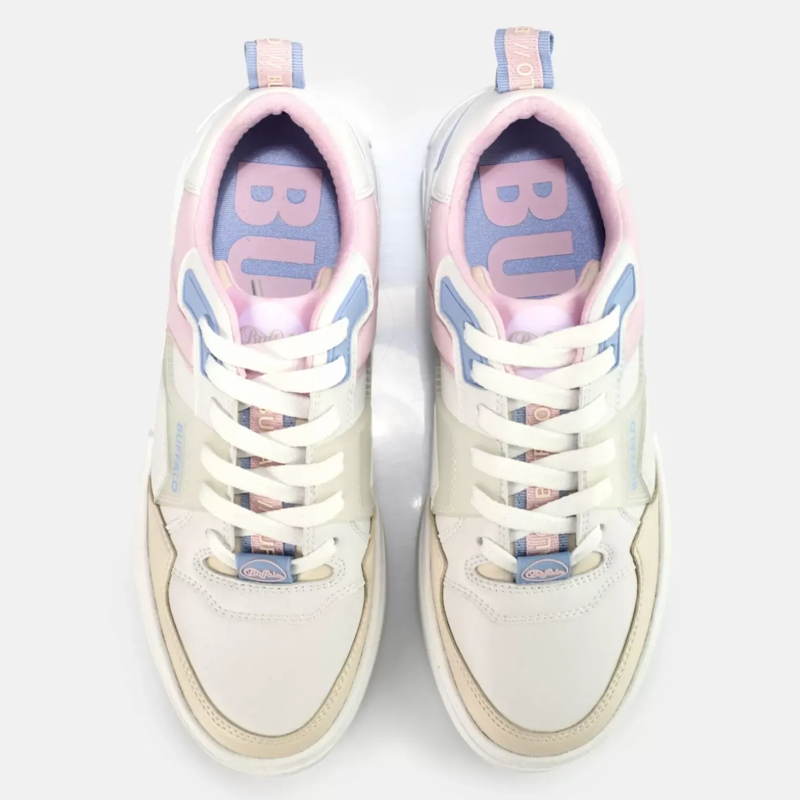 Outlet BUFFALO Rse V2 Baskets Basses Vegan Light Blue/Pink Blau/Pink