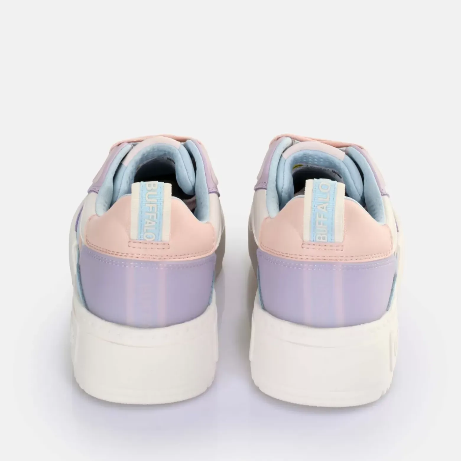 Cheap BUFFALO Rse V2 Baskets Basses Vegan Violet/Bleu Clair Bleu/Mauve
