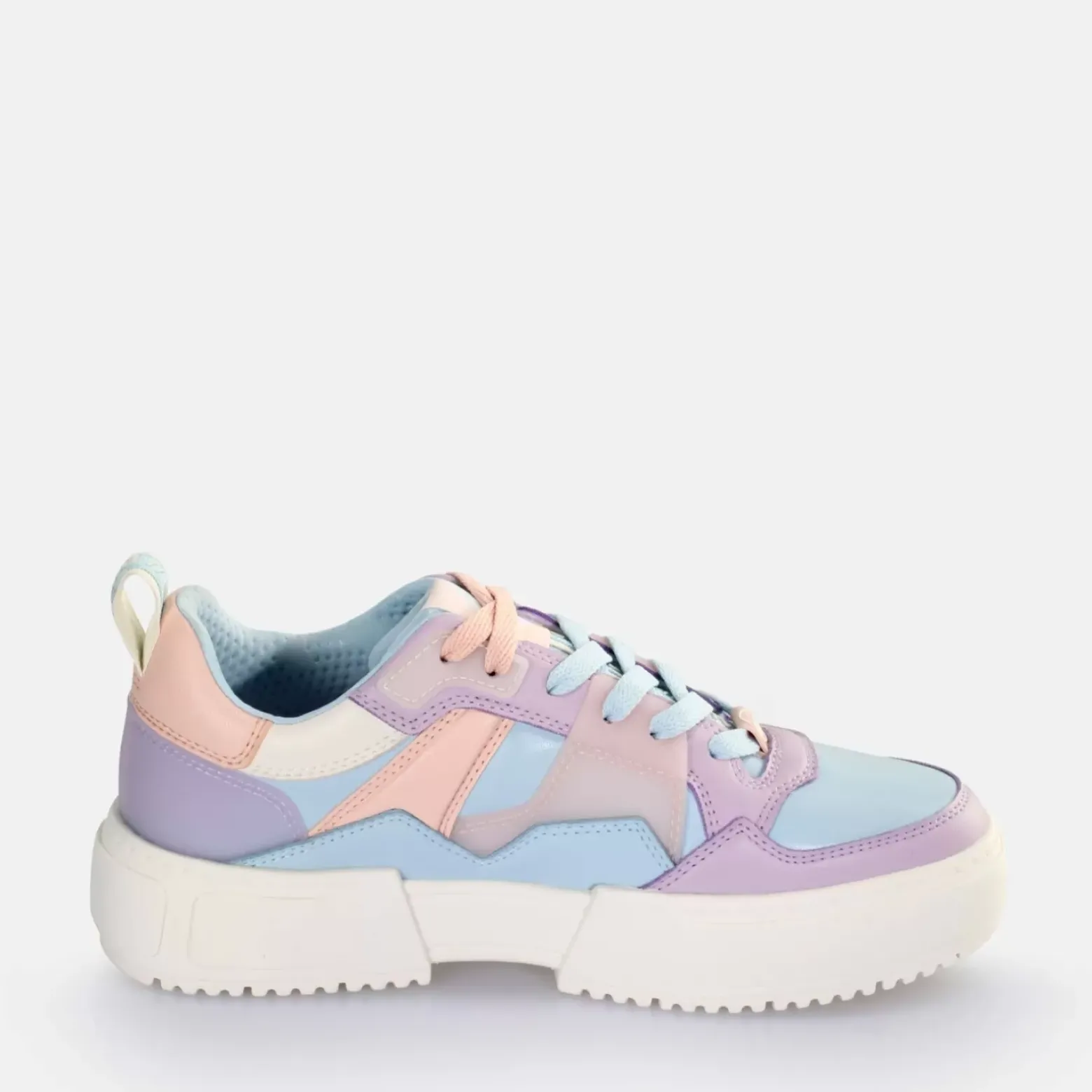 Cheap BUFFALO Rse V2 Baskets Basses Vegan Violet/Bleu Clair Bleu/Mauve