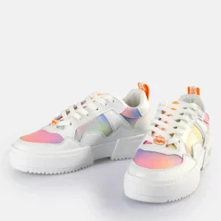 Online BUFFALO Rse V2 Baskets Basses Veganes Tie Dye Corail/ Vert