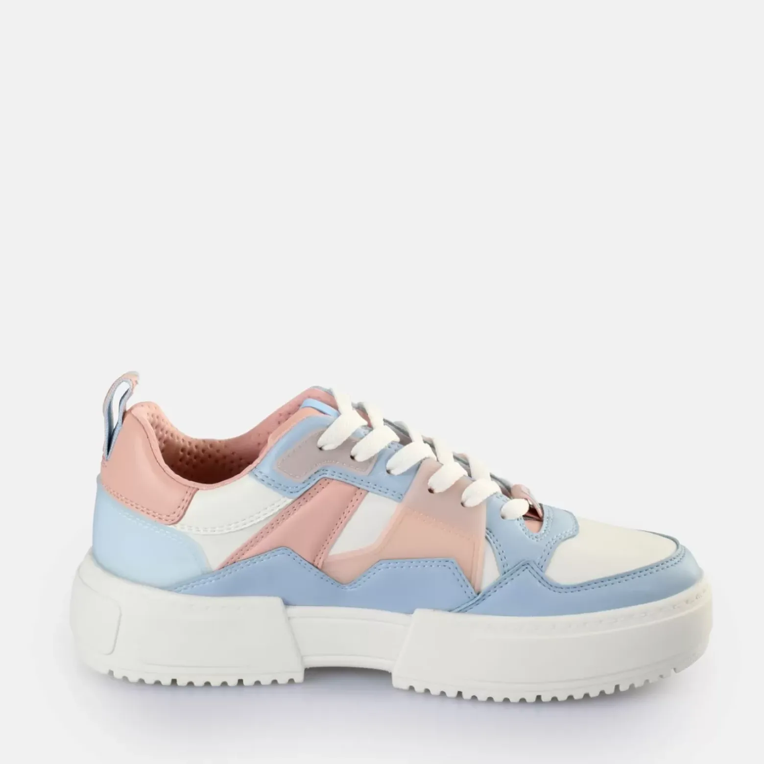 Clearance BUFFALO Rse V2 Baskets Basses Veganes Ciel/Rose Clair Bleu