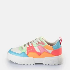 Store BUFFALO Rse V2 Baskets Basses Veganes Blanc/Fluo Multicolore Blanc/Multi
