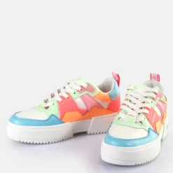 Store BUFFALO Rse V2 Baskets Basses Veganes Blanc/Fluo Multicolore Blanc/Multi