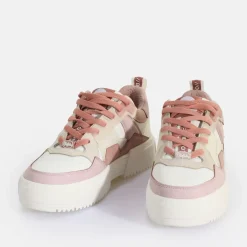 Shop BUFFALO Rse V2 Baskets Basses Vegan Rose Clair/ Blanc
