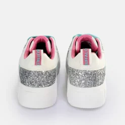 Clearance BUFFALO Rse V2 Baskets Basses Veganes Blanc/Argente Silber/Weis