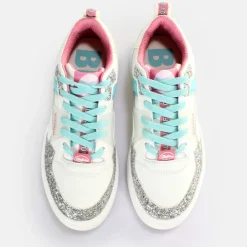 Clearance BUFFALO Rse V2 Baskets Basses Veganes Blanc/Argente Silber/Weis