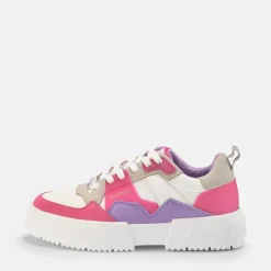 Fashion BUFFALO Rse V2 Baskets Basses Veganes Blanc/ /Rose Violet