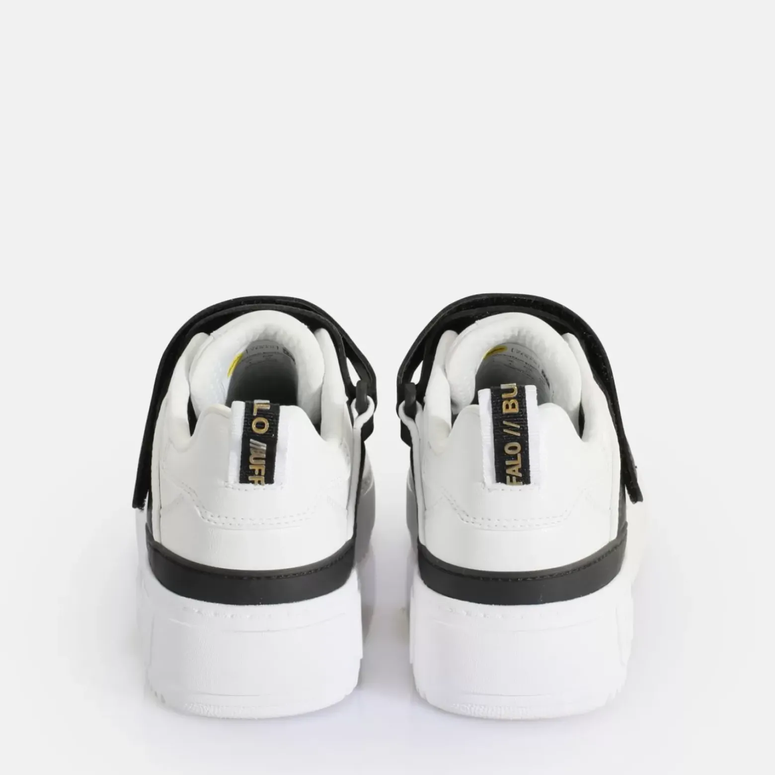 Best BUFFALO Rse Velc Baskets Basses Vegan Blanc/Noir Noir-Blanc