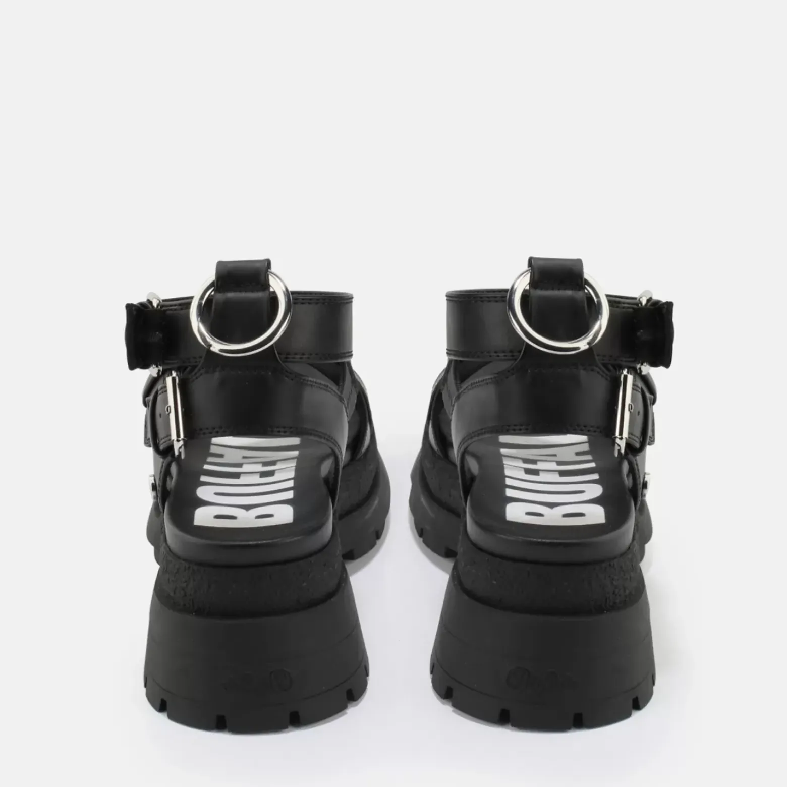 Online BUFFALO Rude Up Sandales A Plateforme Veganes Noir