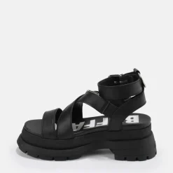Online BUFFALO Rude Up Sandales A Plateforme Veganes Noir