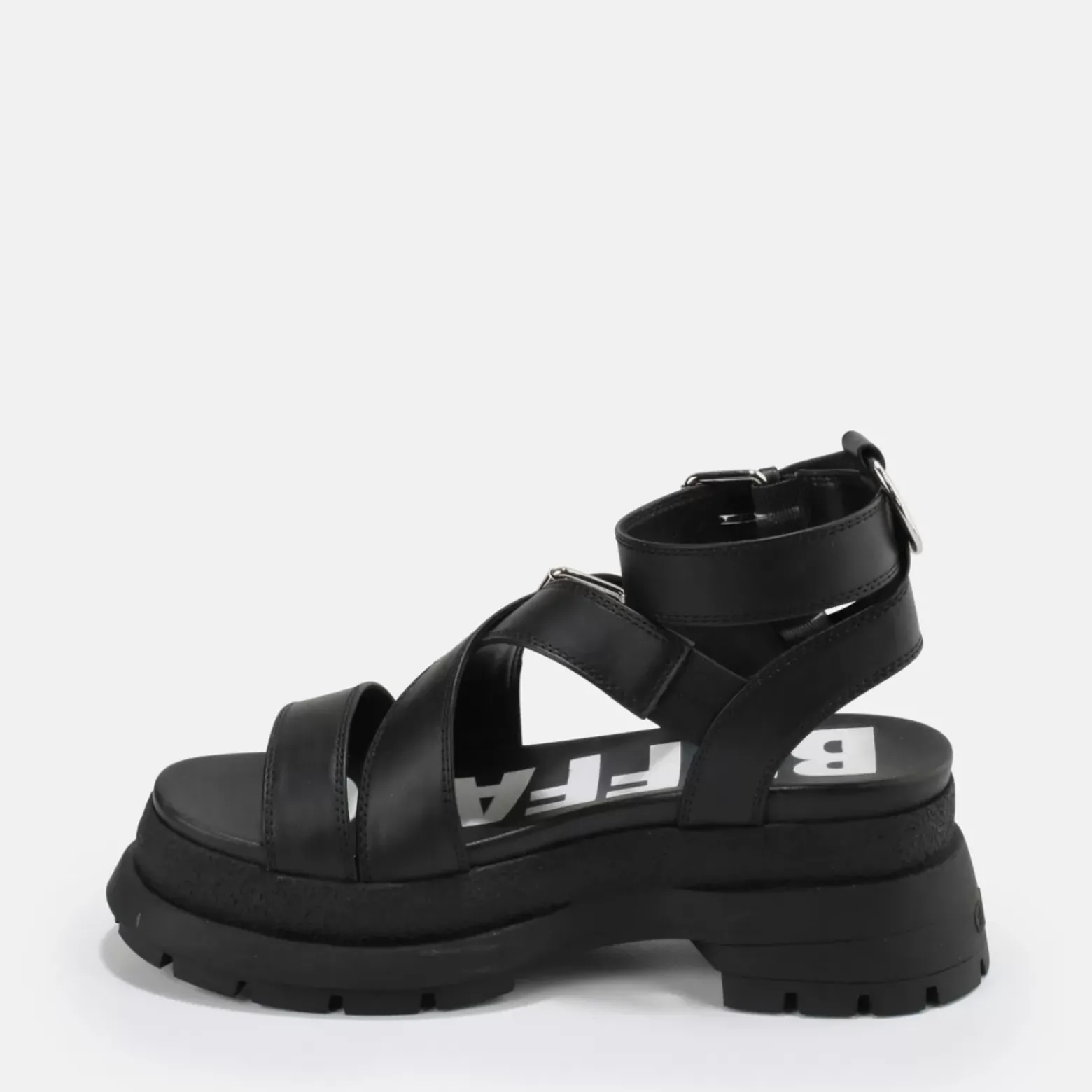 Online BUFFALO Rude Up Sandales A Plateforme Veganes Noir