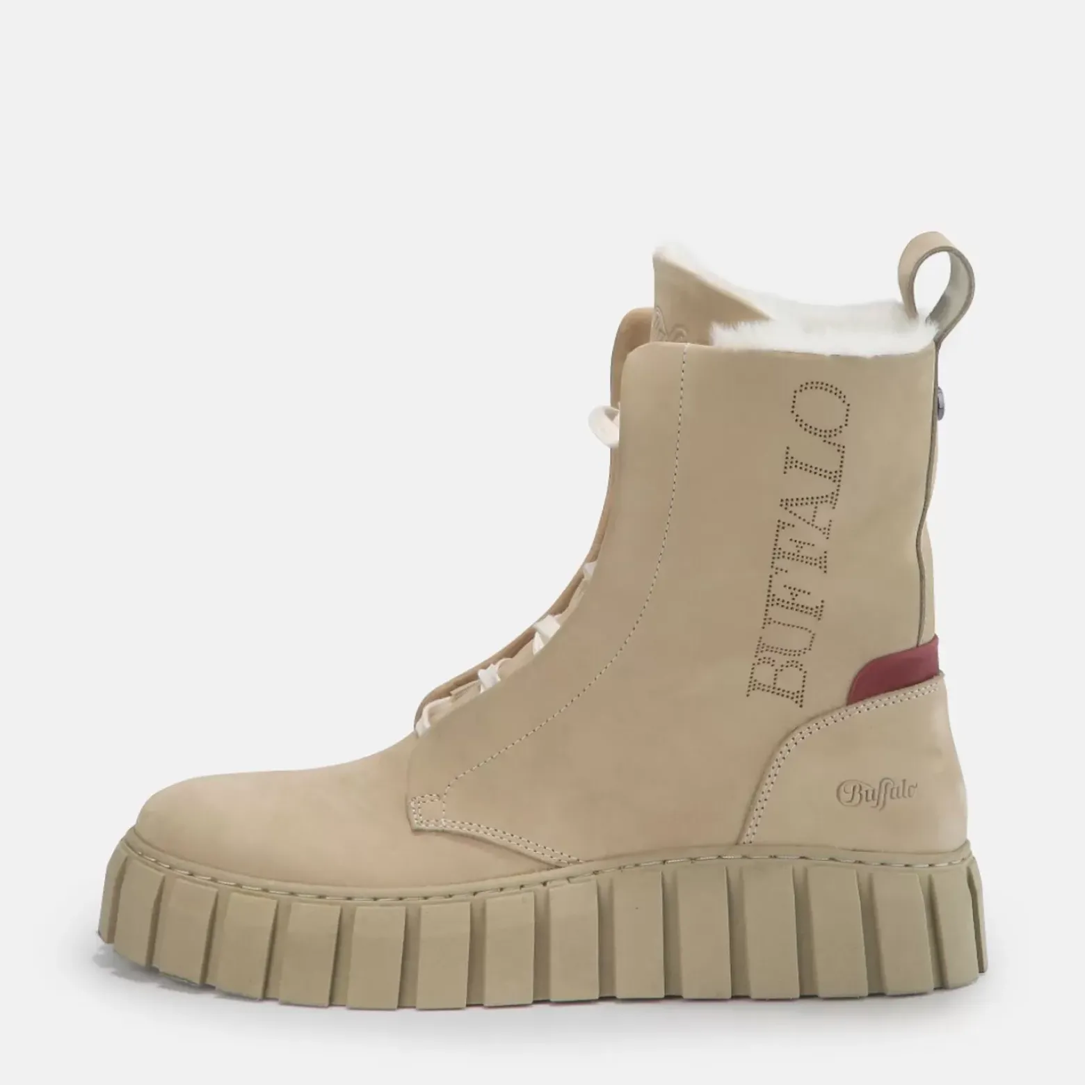 Best BUFFALO Saba Bottines Cuir Nubuck Cognac