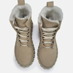 Best BUFFALO Saba Bottines Cuir Nubuck Cognac