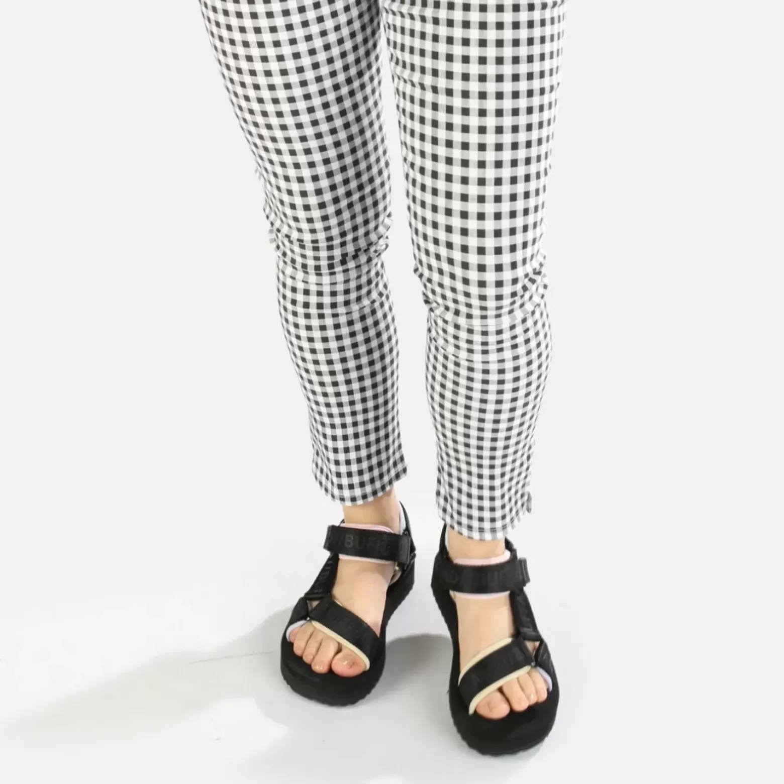 Online BUFFALO Sage Track Sandales A Plateforme Veganes/Multicolore Noir