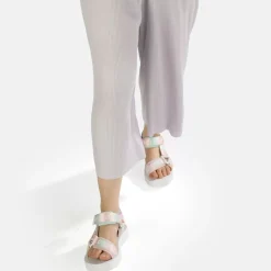 Sale BUFFALO Sage Track Sandales A Plateforme Veganes/Multicolore Blanc