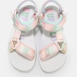 Sale BUFFALO Sage Track Sandales A Plateforme Veganes/Multicolore Blanc
