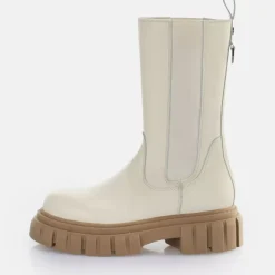 Cheap BUFFALO Scape Chelsea Hi Bottines Creme