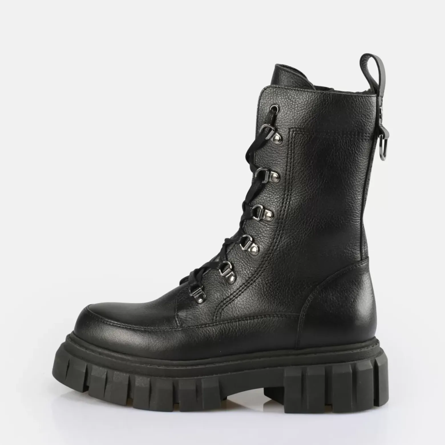 Hot BUFFALO Scape Laceup Hi Warm Bottines Noir