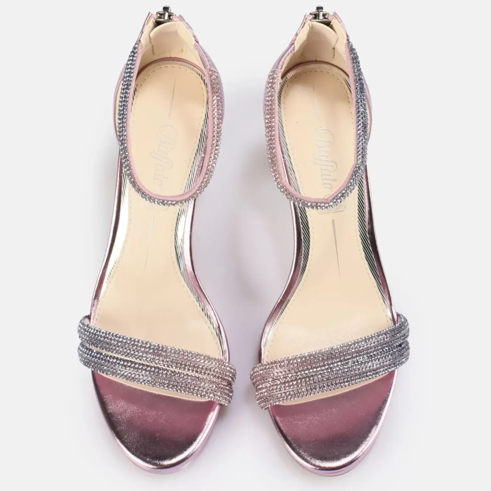 Discount BUFFALO Selma Sandales A Talon Vegan Purple Violet