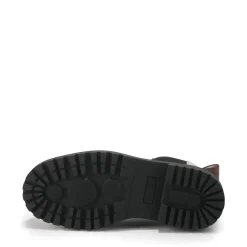 Discount BUFFALO Serena Bottines Chevilles Cuir Veau Kaki Beige