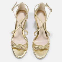 Fashion BUFFALO Serena Bow Sandales Veganes D E Or